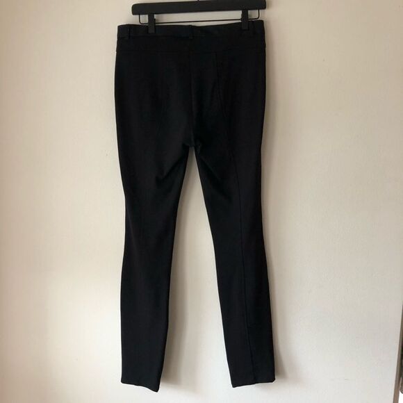 NANETTE Lepore Black Front Seam Zipper Ankle Pants Size 6 - Picture 6 of 8